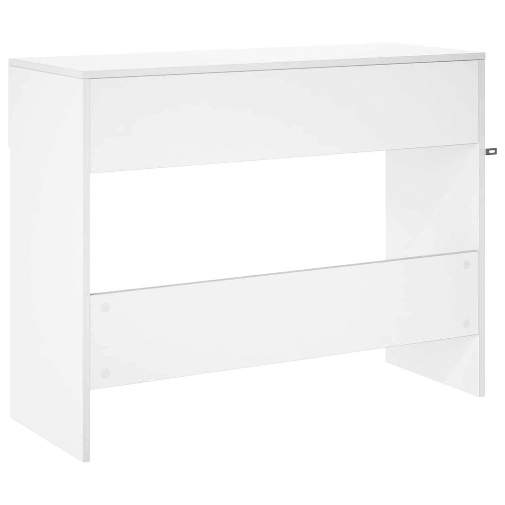 vidaXL Konsola Biały 96,5 x 38 x 75 cm Materiał drewnopochodny
