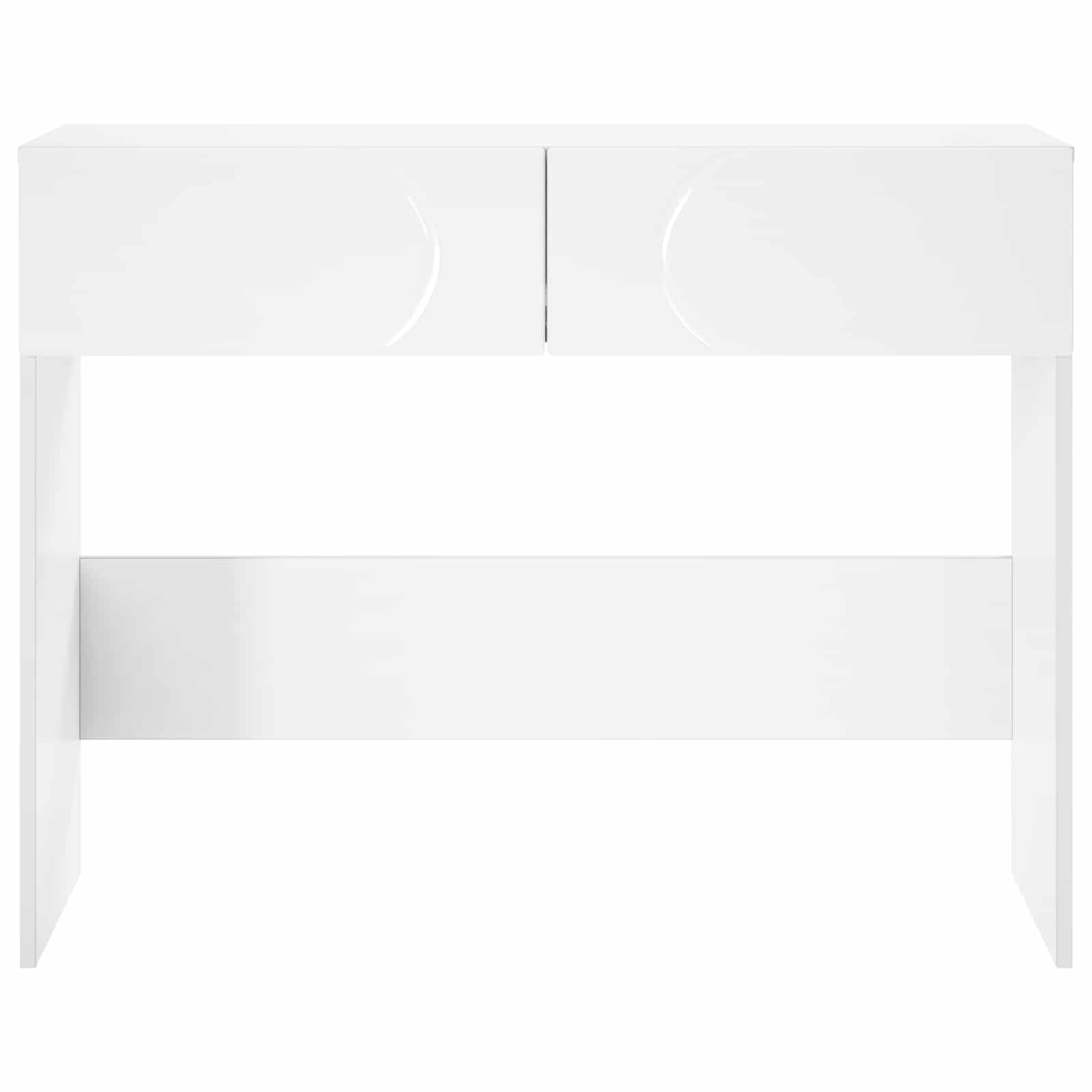 vidaXL Konsola Biały 96,5 x 38 x 75 cm Materiał drewnopochodny
