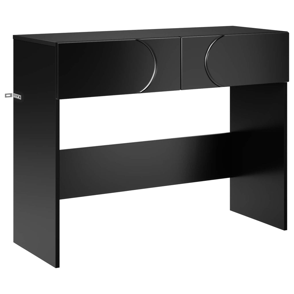 vidaXL Konsola Czarny 96,5 x 38 x 75 cm Materiał drewnopochodny