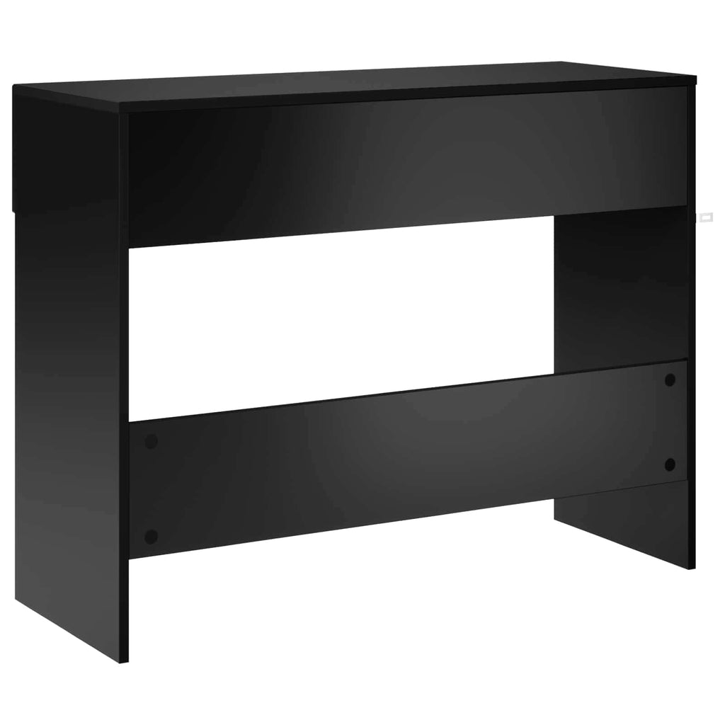 vidaXL Konsola Czarny 96,5 x 38 x 75 cm Materiał drewnopochodny
