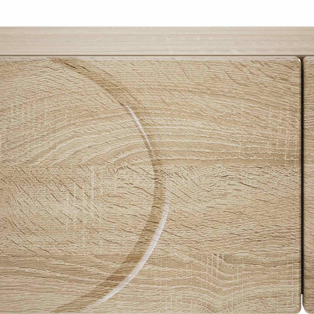 vidaXL Konsola dąb Sonoma 96,5 x 38 x 75 cm Materiał drewnopochodny