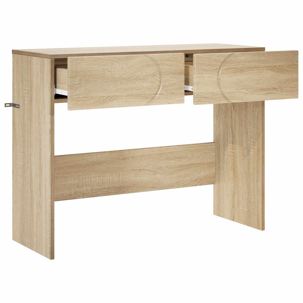 vidaXL Konsola dąb Sonoma 96,5 x 38 x 75 cm Materiał drewnopochodny