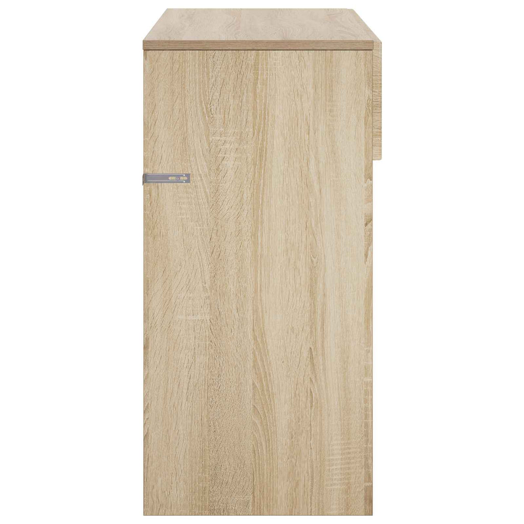 vidaXL Konsola dąb Sonoma 96,5 x 38 x 75 cm Materiał drewnopochodny