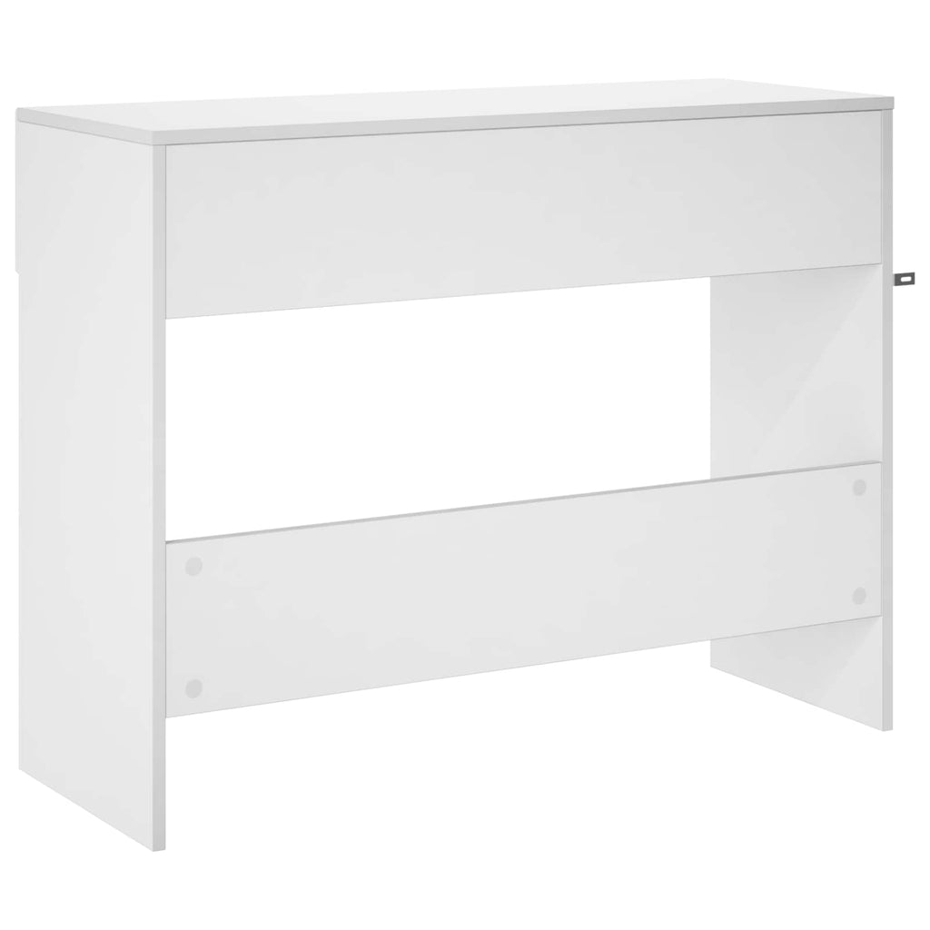 vidaXL Konsola Biały wysoki połysk 96,5 x 38 x 75 cm