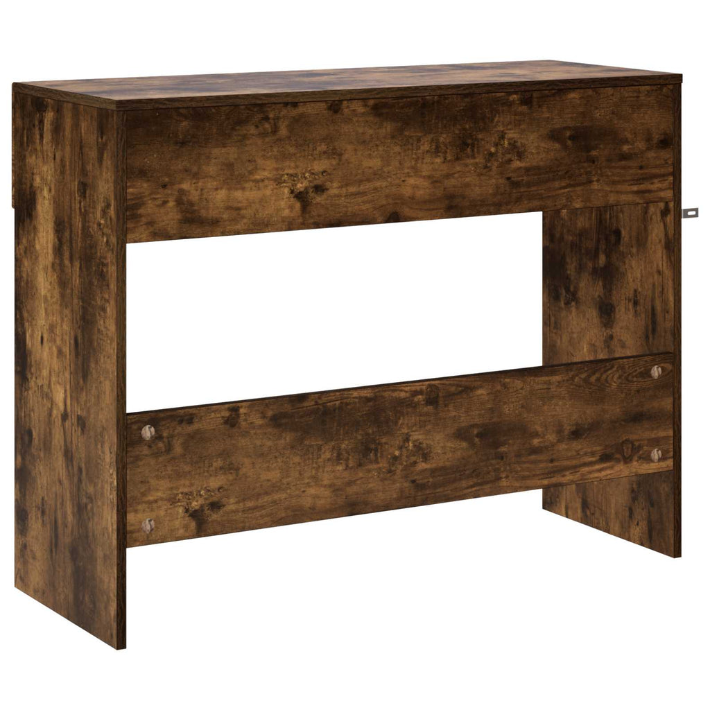 vidaXL Konsola Dąb wędzony 96,5 x 38 x 75 cm Materiał drewnopochodny