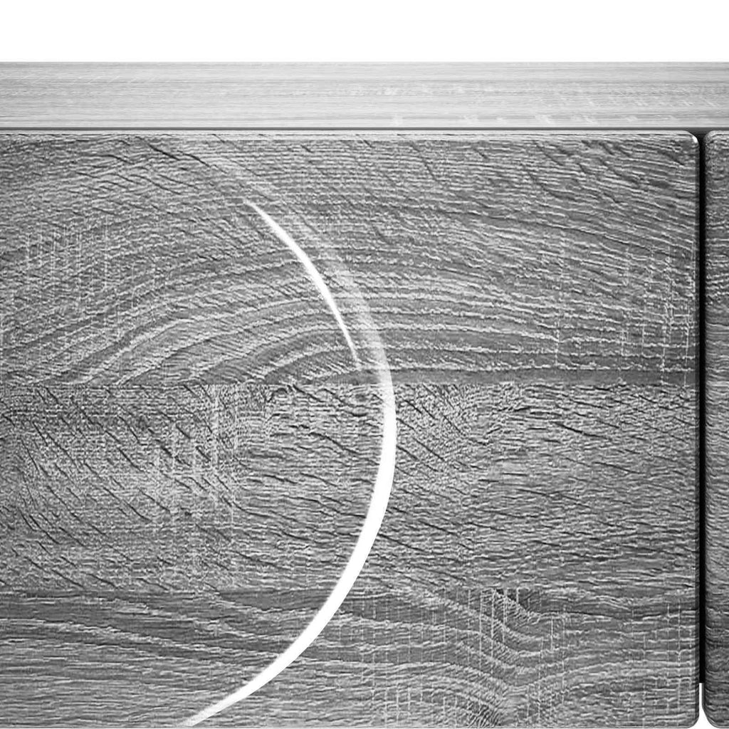 vidaXL Konsola Szary Sonoma 96,5 x 38 x 75 cm Materiał drewnopochodny