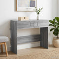 vidaXL Konsola Szary Sonoma 96,5 x 38 x 75 cm Materiał drewnopochodny