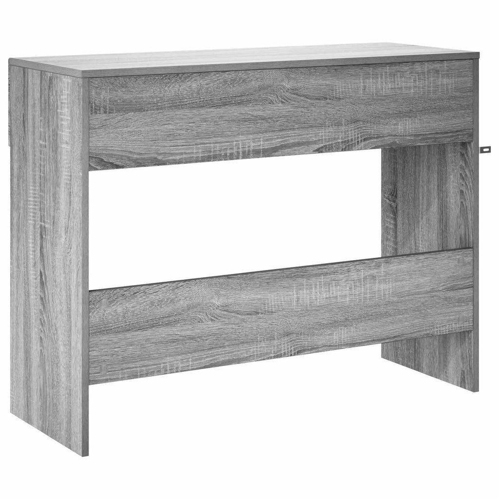 vidaXL Konsola Szary Sonoma 96,5 x 38 x 75 cm Materiał drewnopochodny
