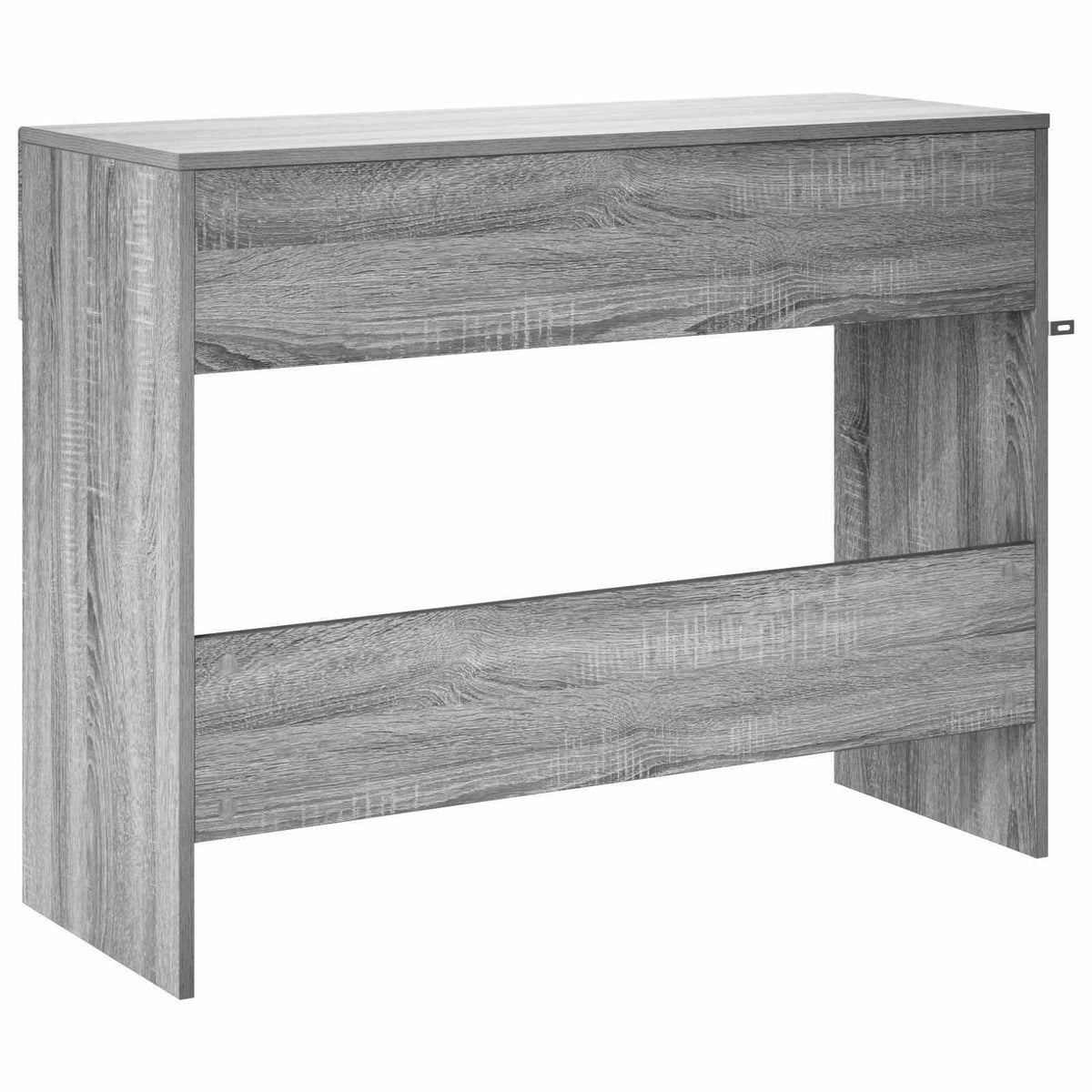vidaXL Konsola Szary Sonoma 96,5 x 38 x 75 cm Materiał drewnopochodny