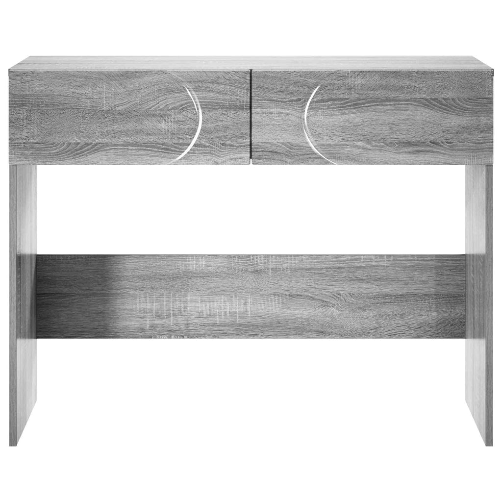 vidaXL Konsola Szary Sonoma 96,5 x 38 x 75 cm Materiał drewnopochodny
