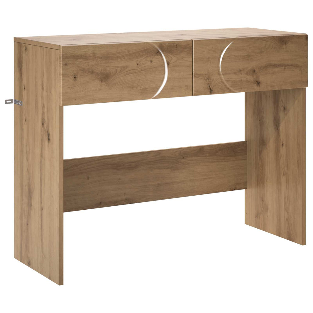 vidaXL Konsola Dąb artisan 96,5 x 38 x 75 cm Materiał drewnopochodny