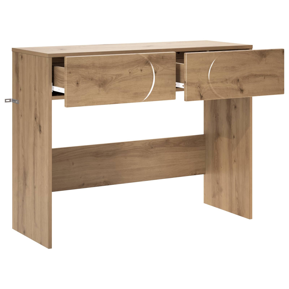vidaXL Konsola Dąb artisan 96,5 x 38 x 75 cm Materiał drewnopochodny