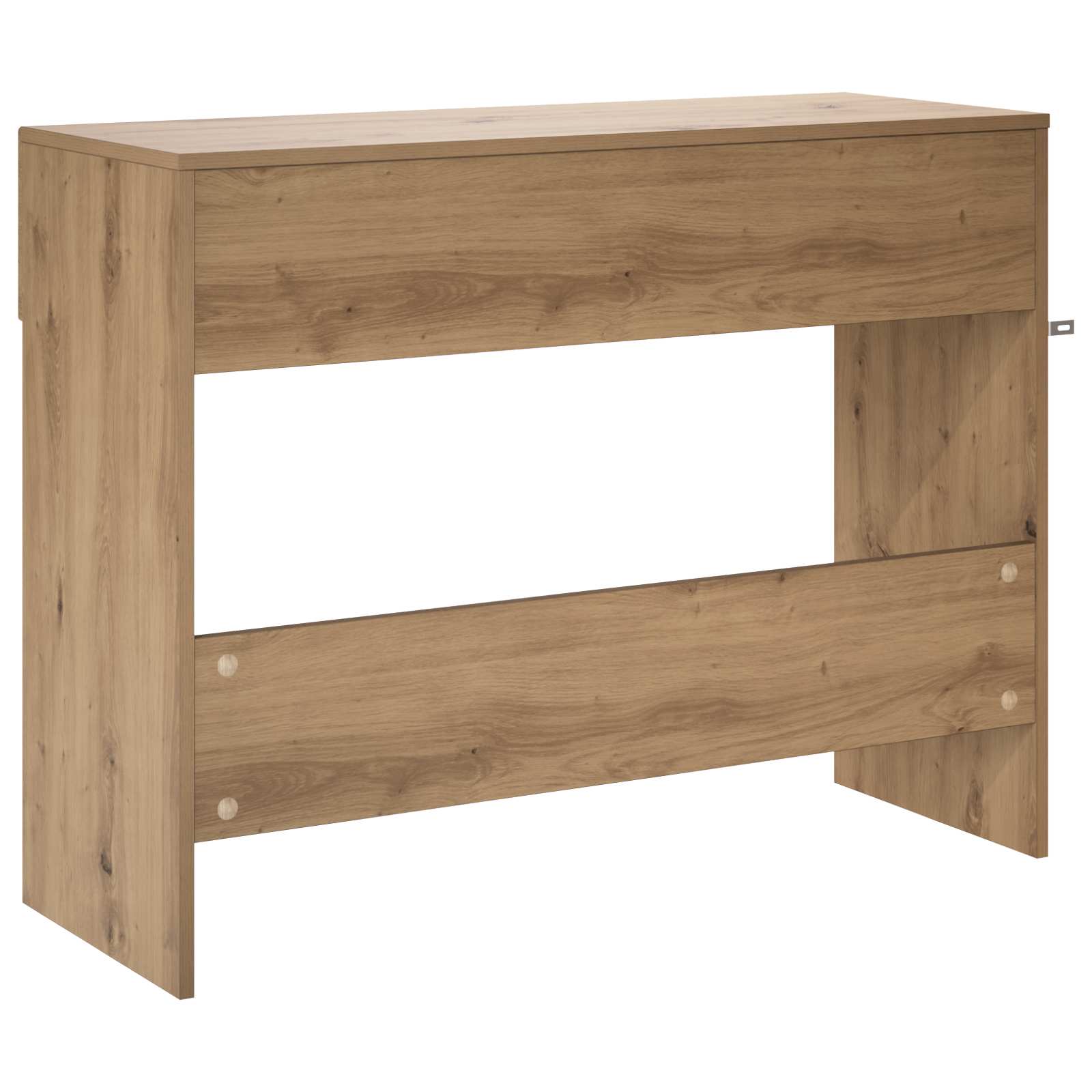 vidaXL Konsola Dąb artisan 96,5 x 38 x 75 cm Materiał drewnopochodny