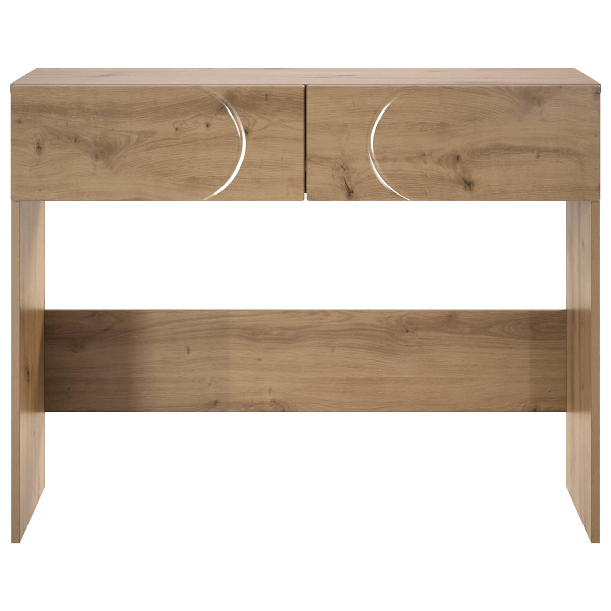 vidaXL Konsola Dąb artisan 96,5 x 38 x 75 cm Materiał drewnopochodny