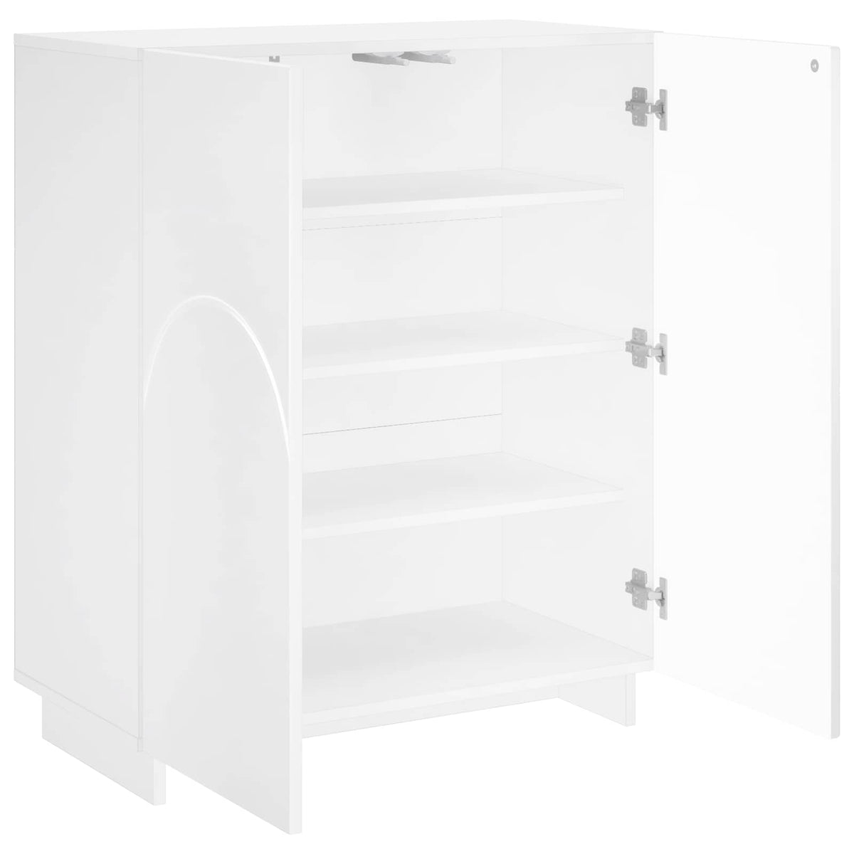 vidaXL Szafka na buty 73 x 38 x 87,5 cm Drewno inżynieryjne Biały