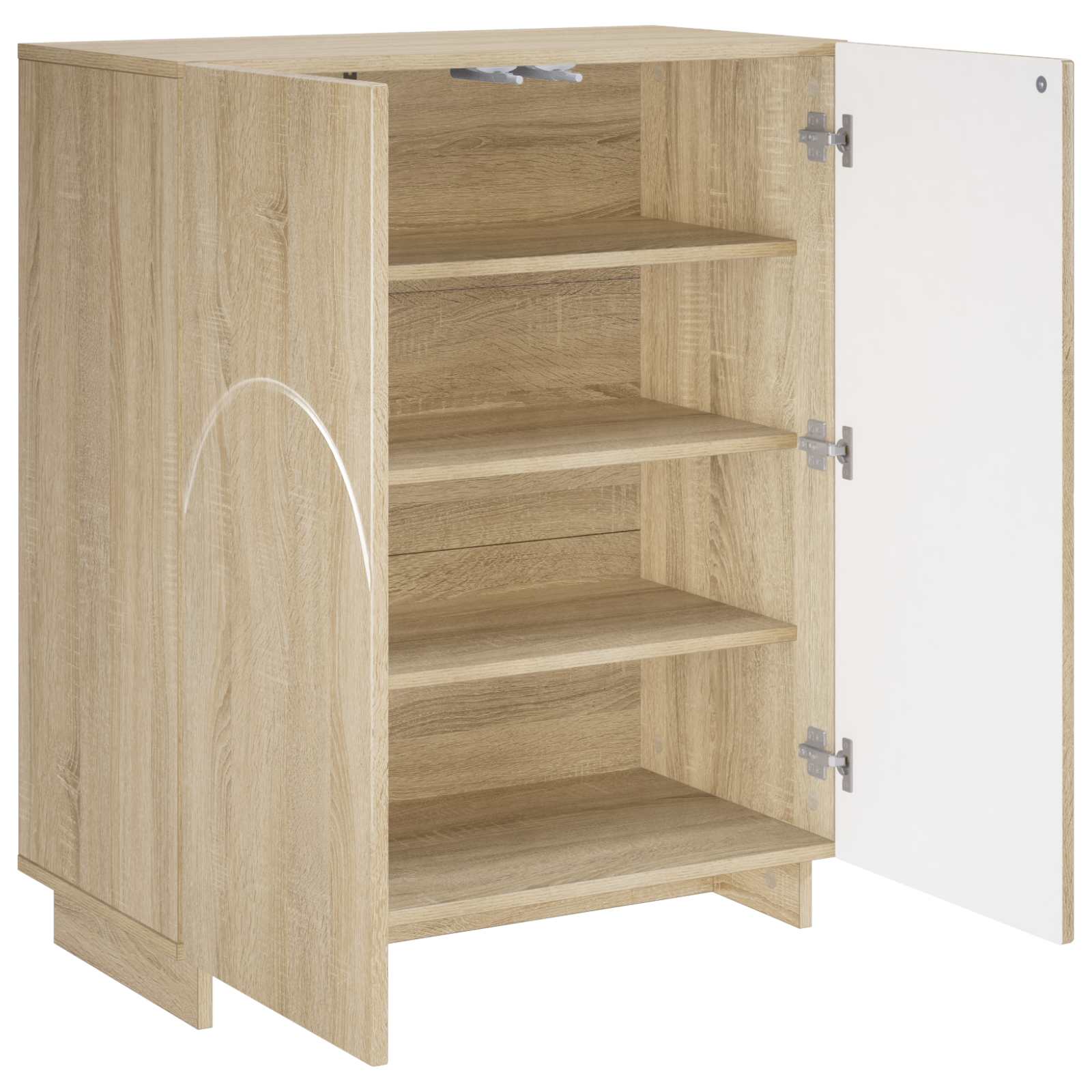 vidaXL Szafka na buty 73 x 38 x 87,5 cm Drewno inżynieryjne dąb Sonoma