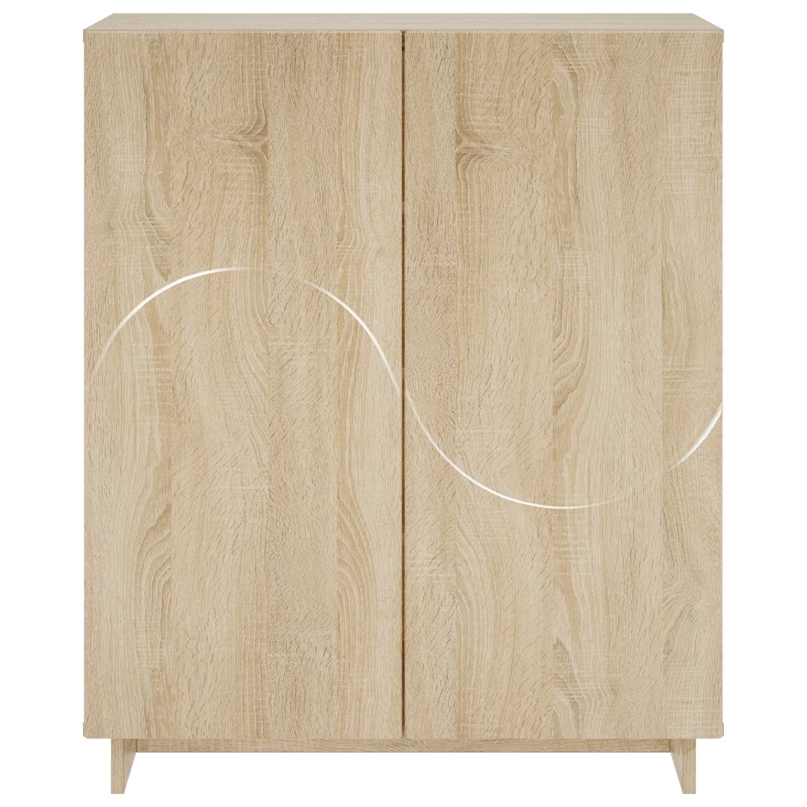 vidaXL Szafka na buty 73 x 38 x 87,5 cm Drewno inżynieryjne dąb Sonoma