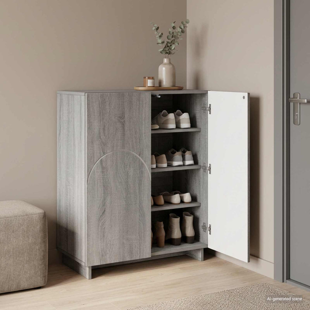 vidaXL Szafka na buty 73 x 38 x 87,5 cm Drewno inżynieryjne