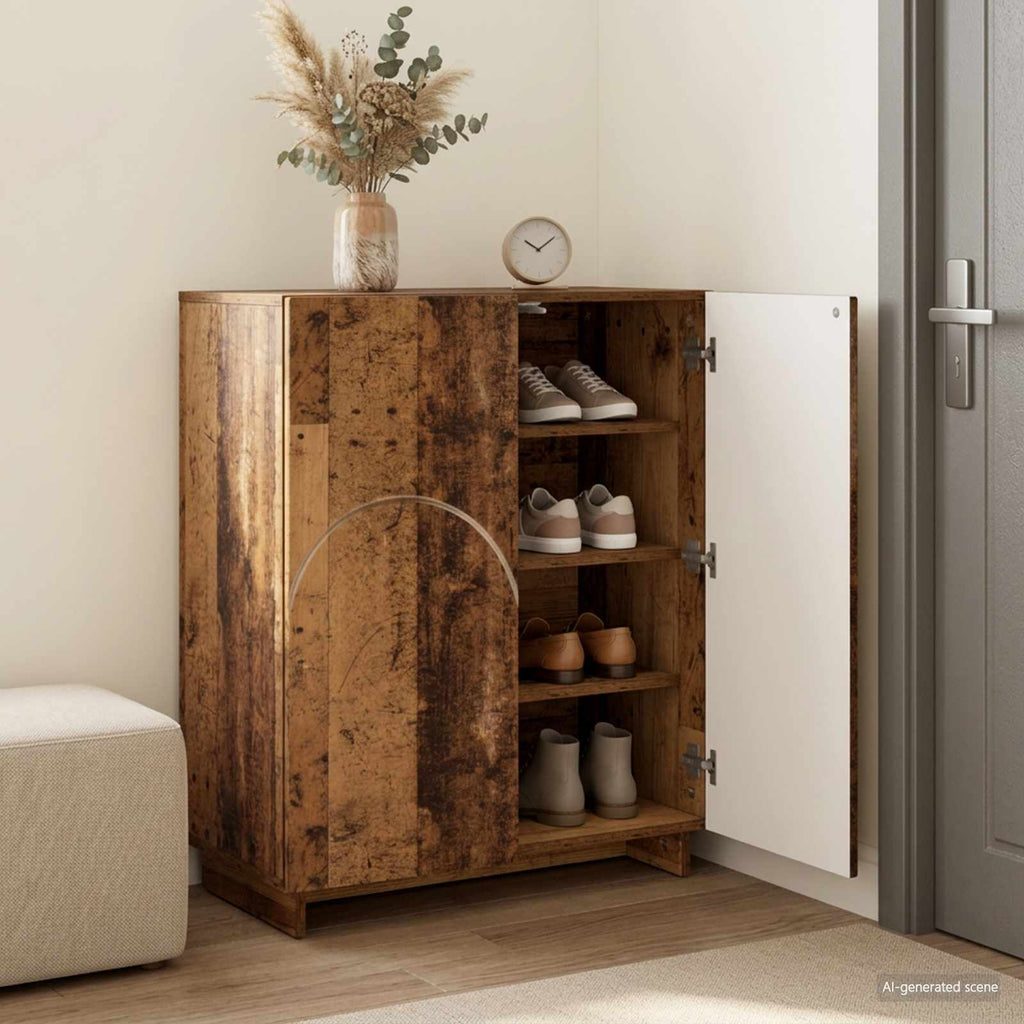 vidaXL Szafka na buty 73 x 38 x 87,5 cm Drewno inżynieryjne
