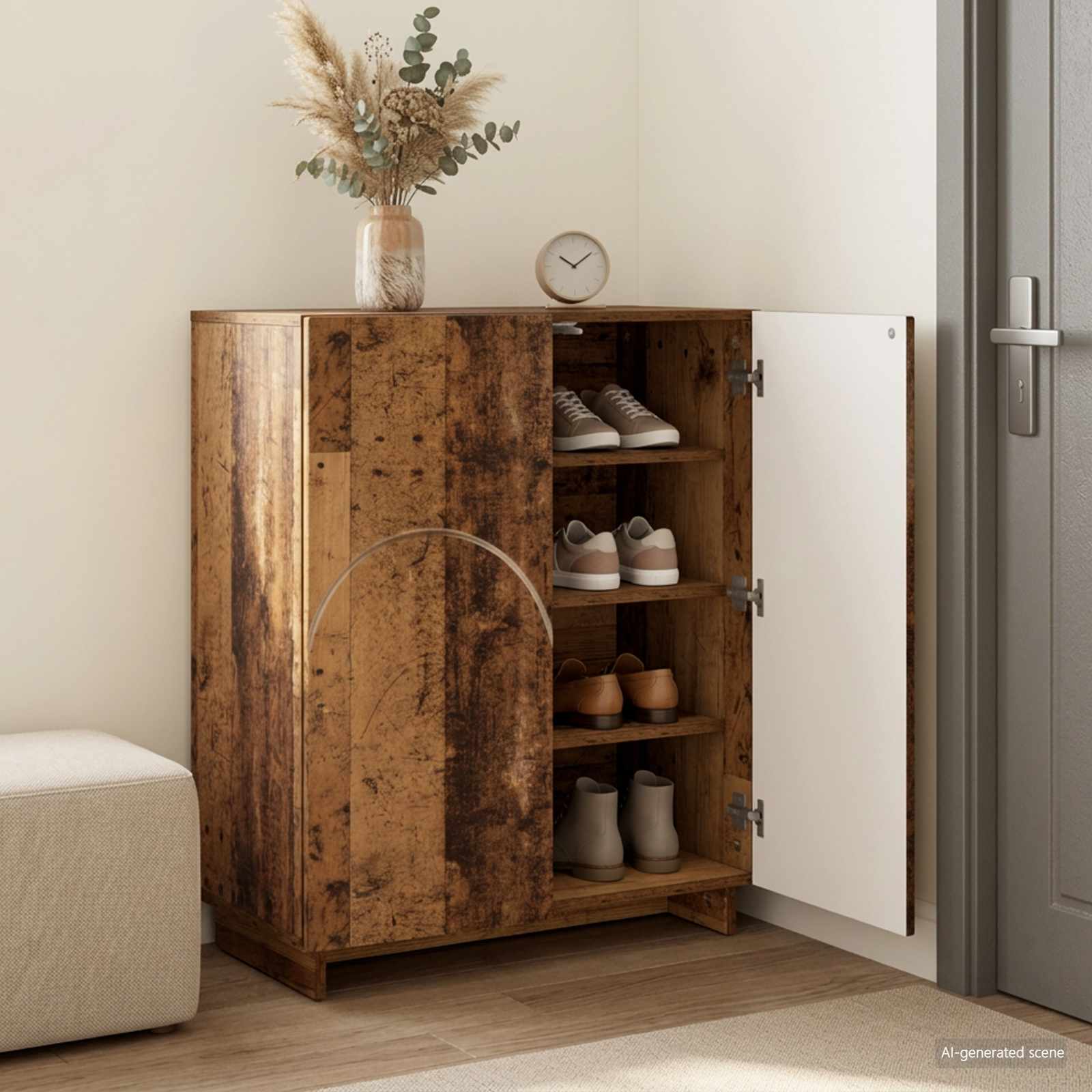 vidaXL Szafka na buty 73 x 38 x 87,5 cm Drewno inżynieryjne