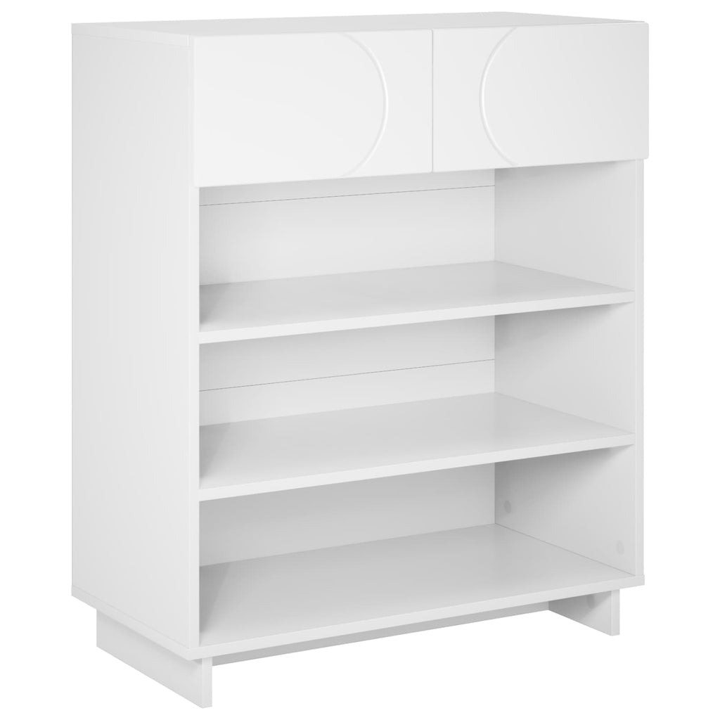 vidaXL Szafka na buty 73 x 38 x 87,5 cm Materiał drewnopochodny Biały