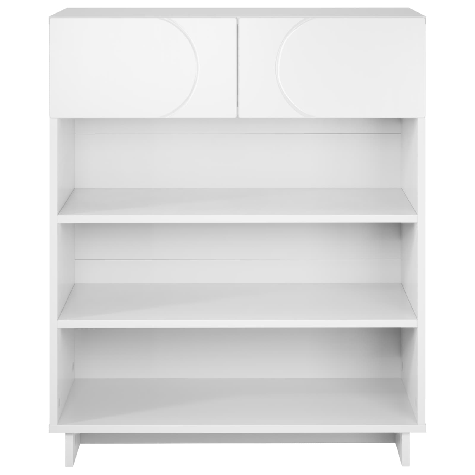 vidaXL Szafka na buty 73 x 38 x 87,5 cm Materiał drewnopochodny Biały