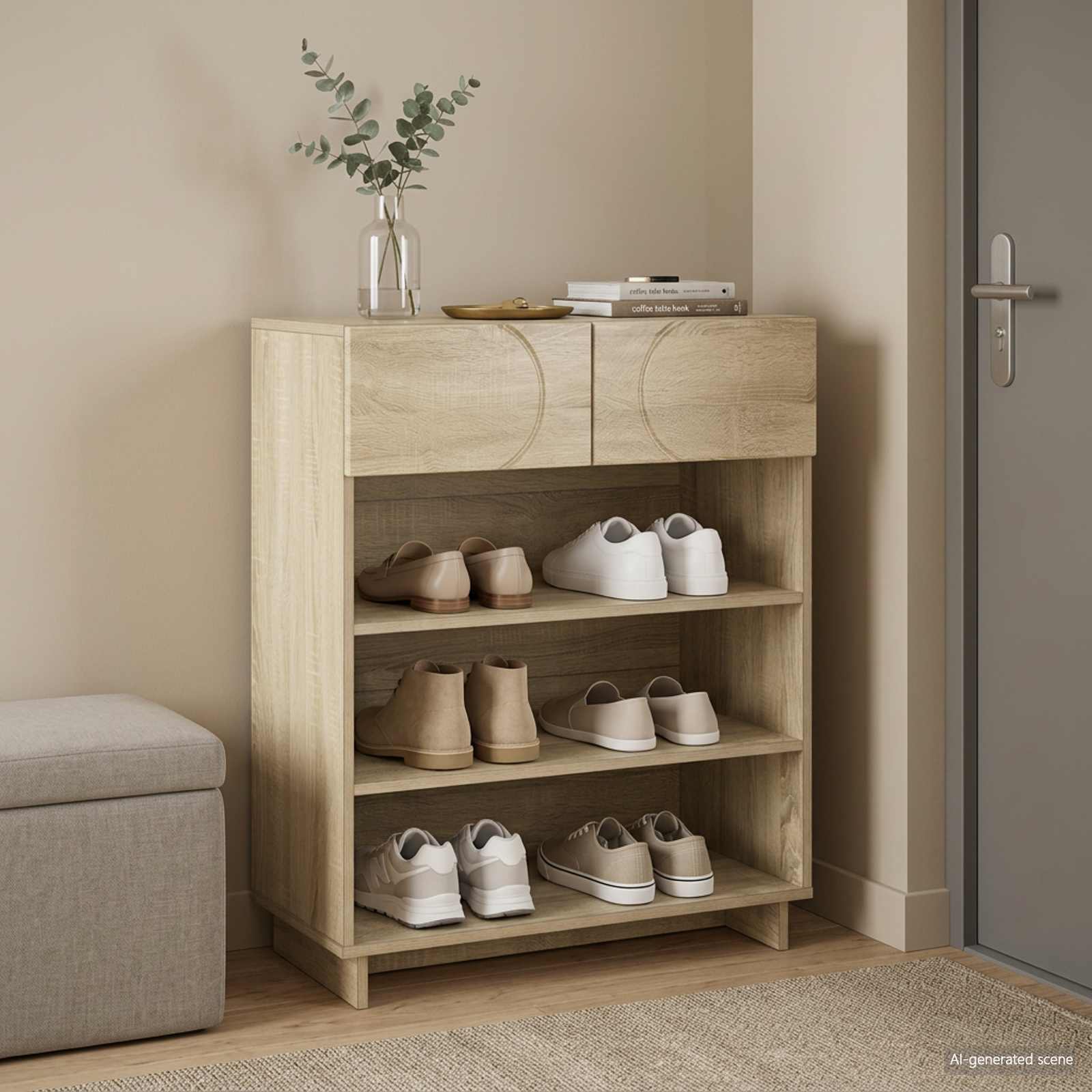 vidaXL Szafka na buty 73 x 38 x 87,5 cm Materiał drewnopochodny