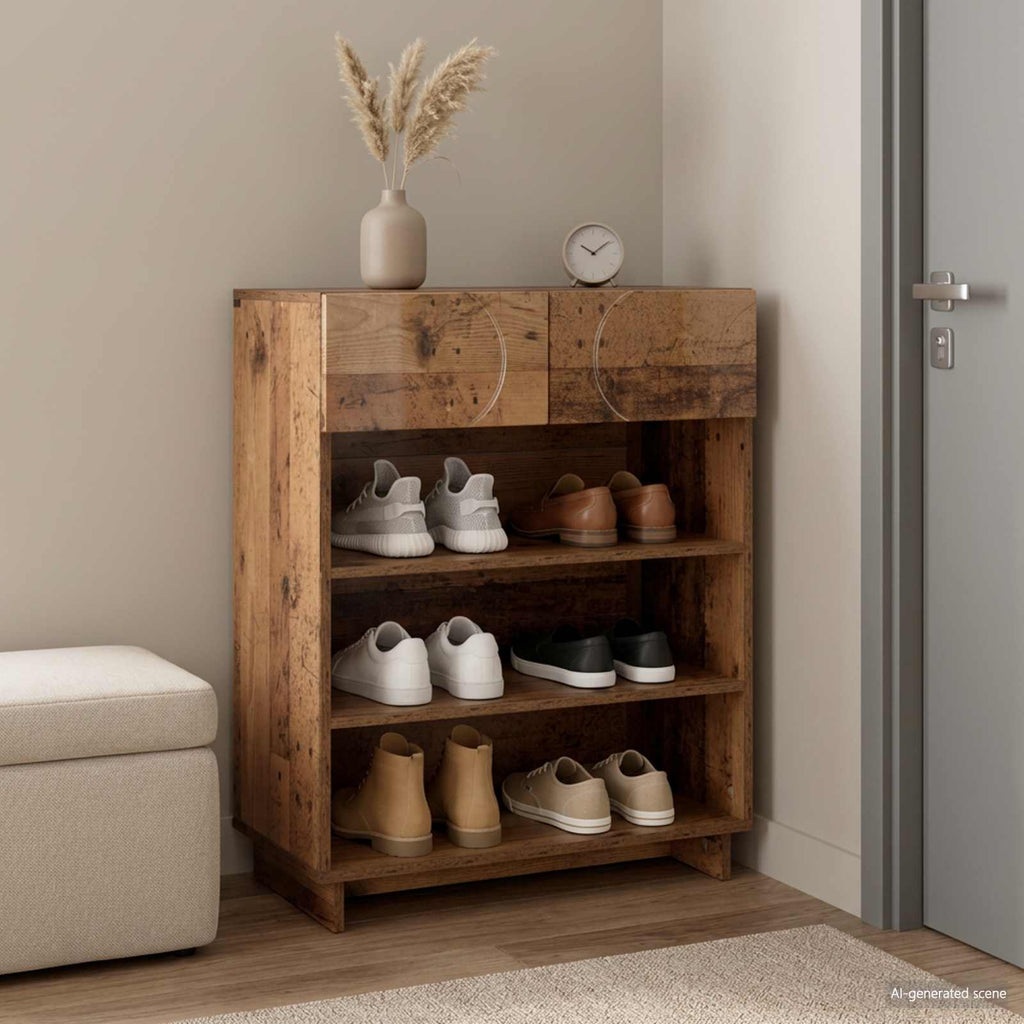 vidaXL Szafka na buty 73 x 38 x 87,5 cm Materiał drewnopochodny
