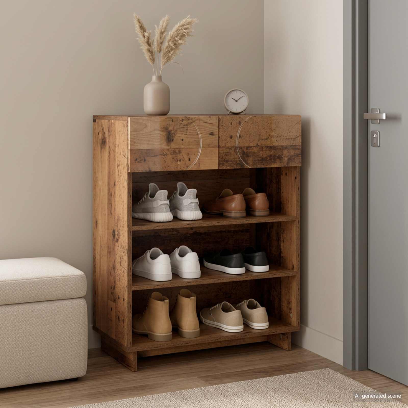 vidaXL Szafka na buty 73 x 38 x 87,5 cm Materiał drewnopochodny