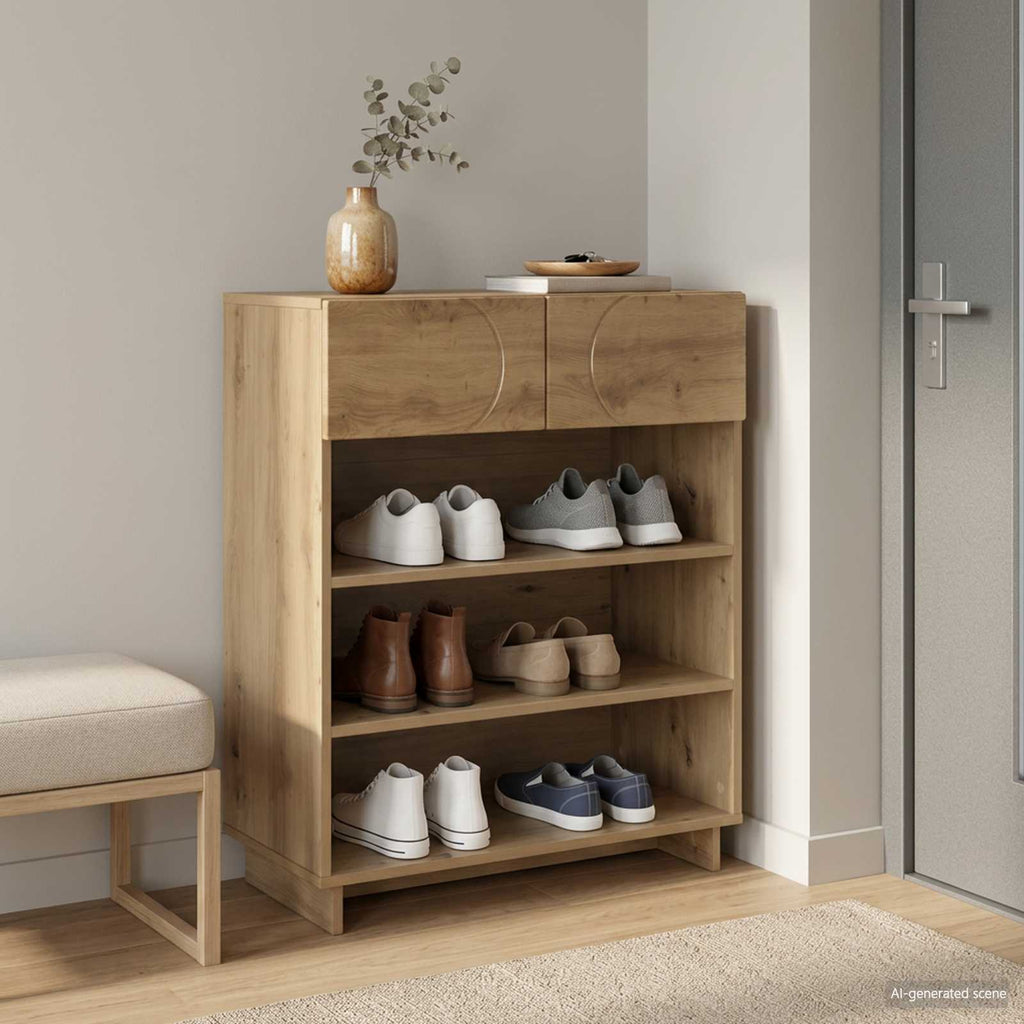 vidaXL Szafka na buty 73 x 38 x 87,5 cm Materiał drewnopochodny