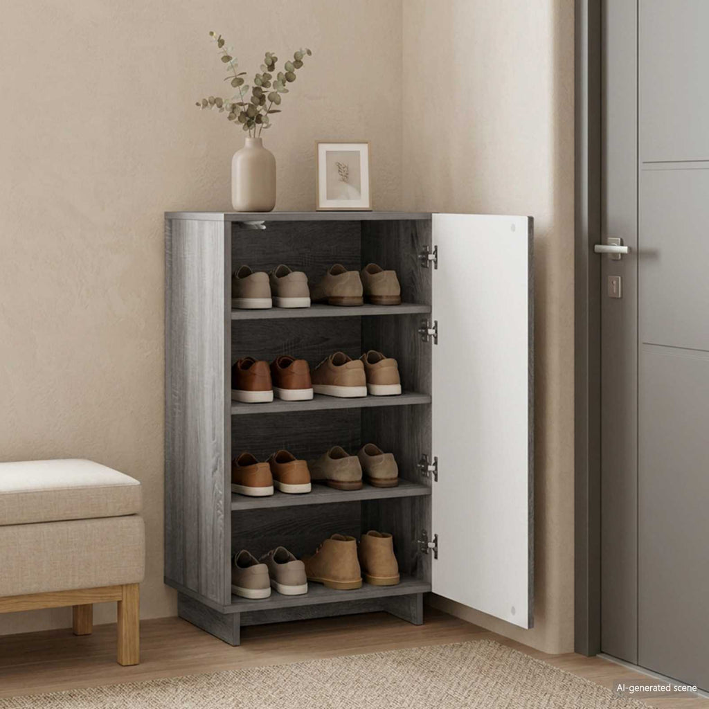 vidaXL Szafka na buty 48 x 38 x 87,5 cm Drewno inżynieryjne
