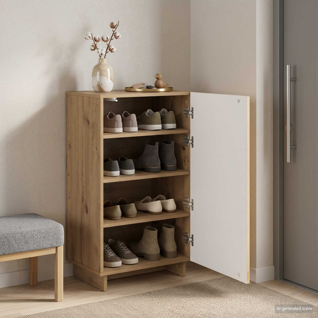 vidaXL Szafka na buty 48 x 38 x 87,5 cm Drewno inżynieryjne