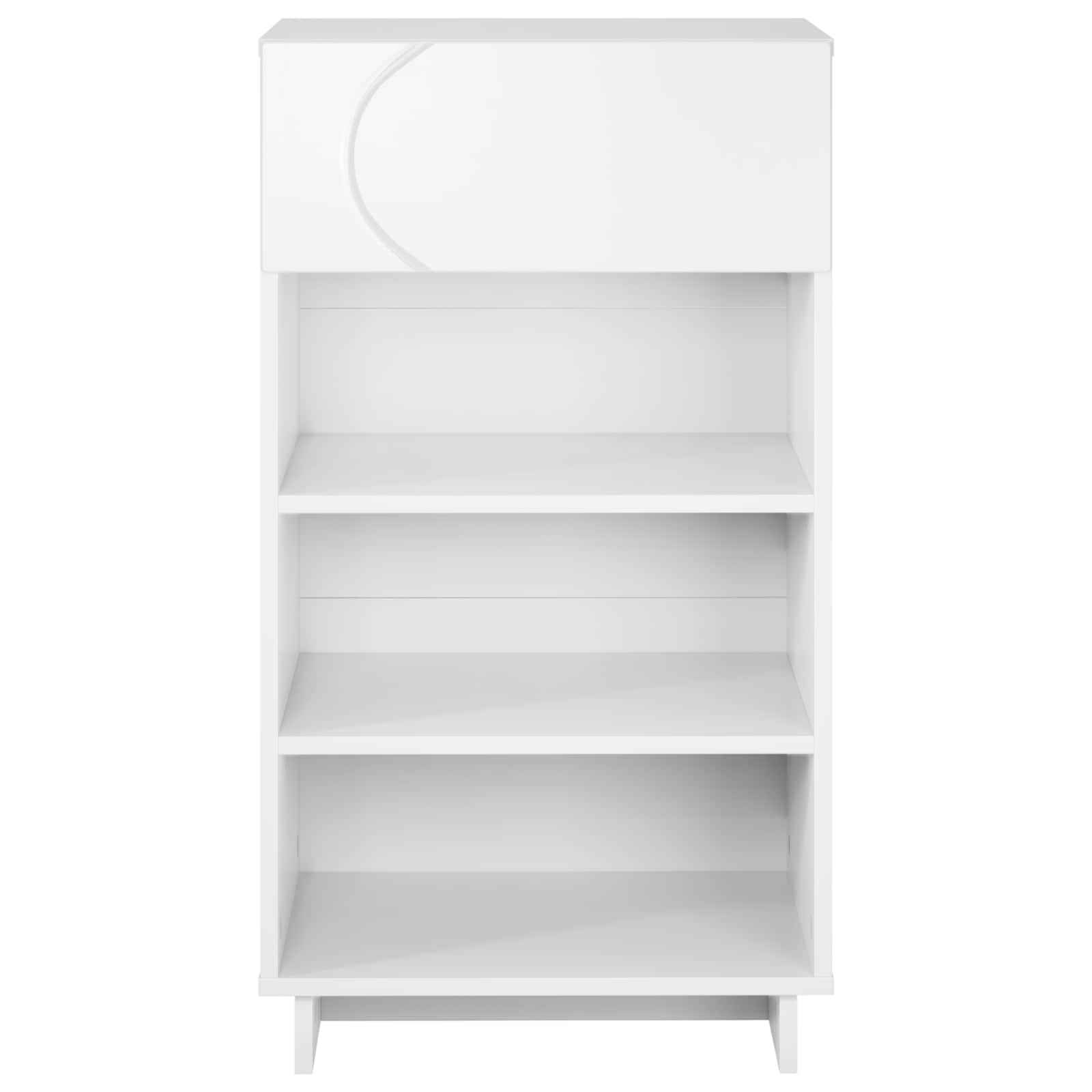 vidaXL Szafka na buty 48 x 38 x 87,5 cm Drewno inżynieryjne Biały