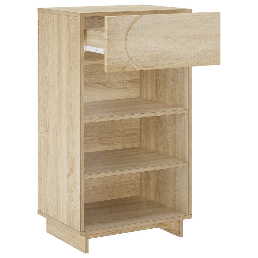 vidaXL Szafka na buty 48 x 38 x 87,5 cm Drewno inżynieryjne dąb Sonoma