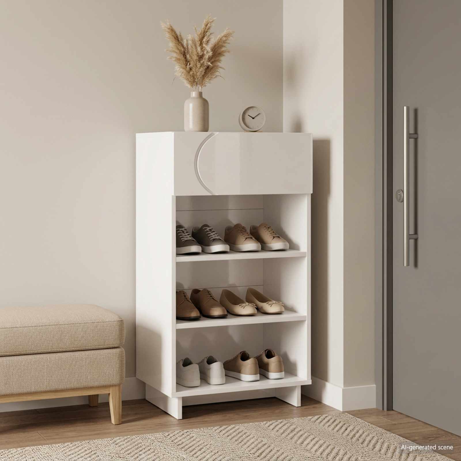vidaXL Szafka na buty 48 x 38 x 87,5 cm Drewno inżynieryjne