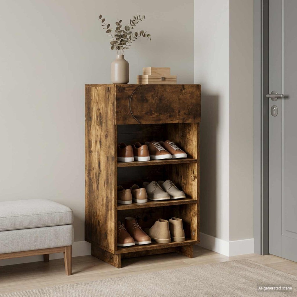 vidaXL Szafka na buty 48 x 38 x 87,5 cm Drewno inżynieryjne