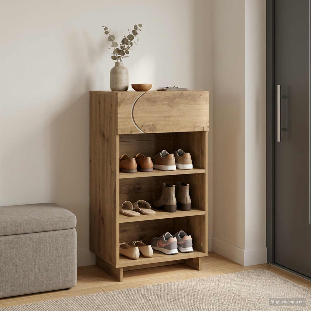 vidaXL Szafka na buty 48 x 38 x 87,5 cm Drewno inżynieryjne