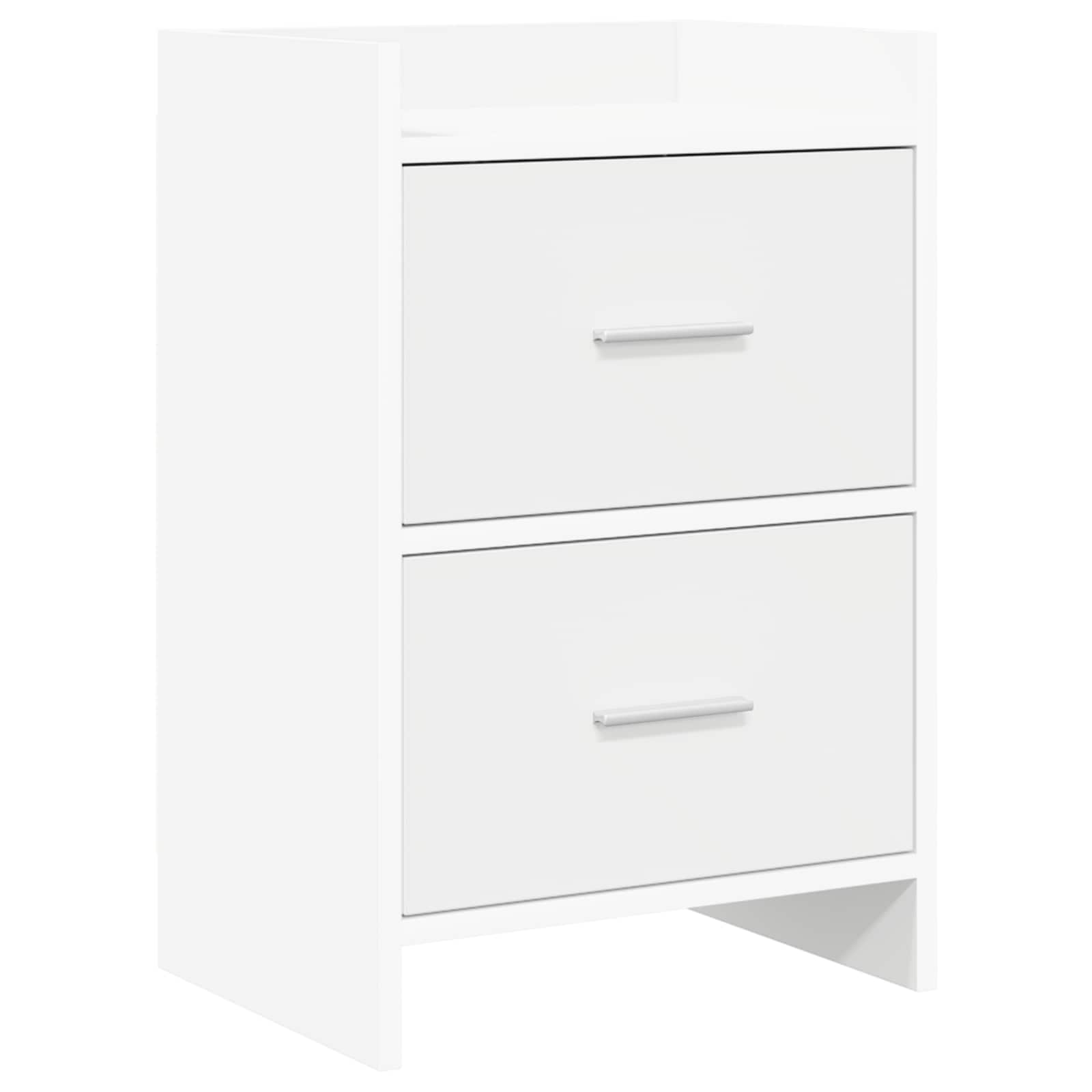 vidaXL Szafki nocne Biały 40 x 30 x 60 cm Drewno inżynieryjne