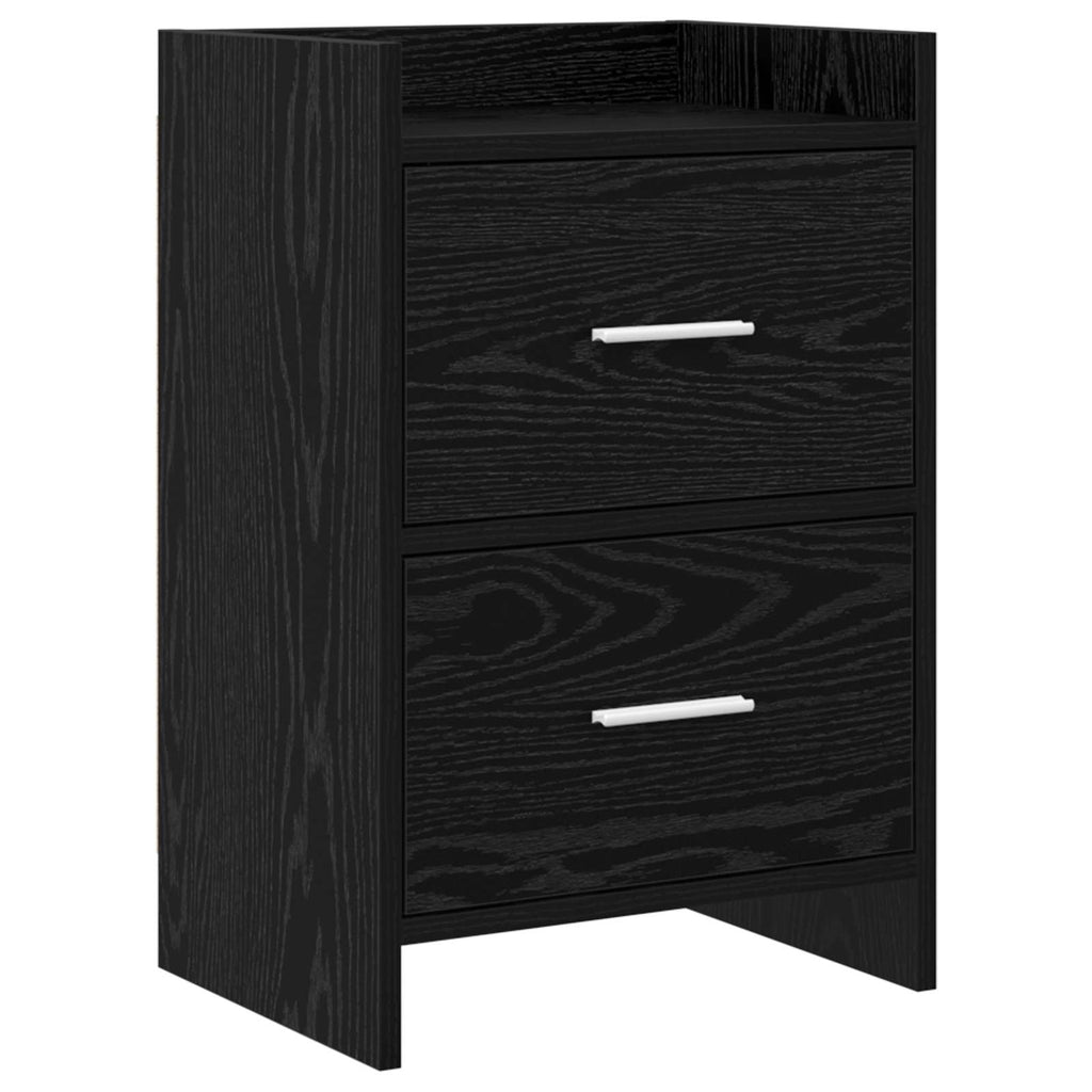 vidaXL Szafki nocne Czarny dąb 40 x 30 x 60 cm Drewno inżynieryjne