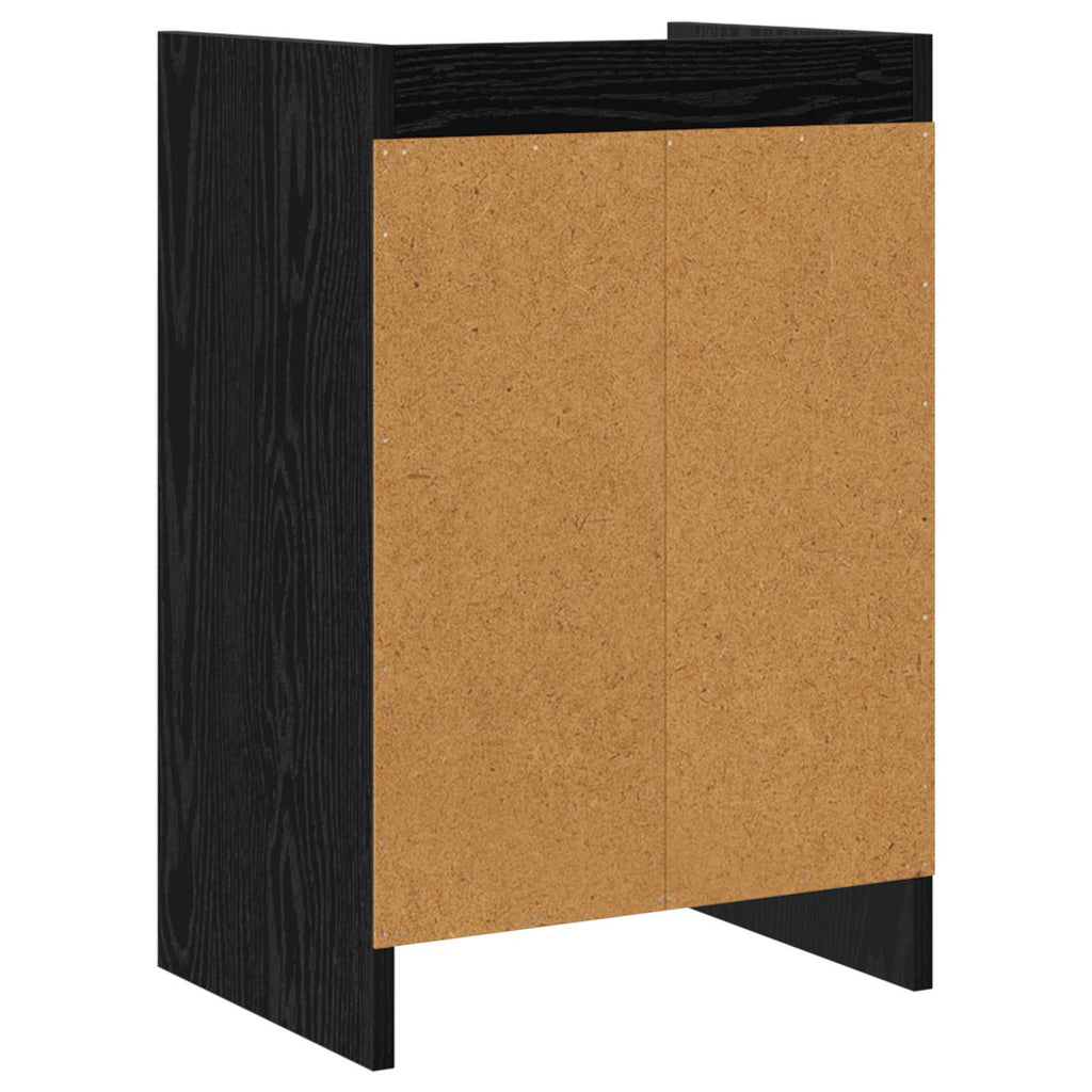 vidaXL Szafki nocne 2 pcs Czarny dąb 40 x 30 x 60 cm