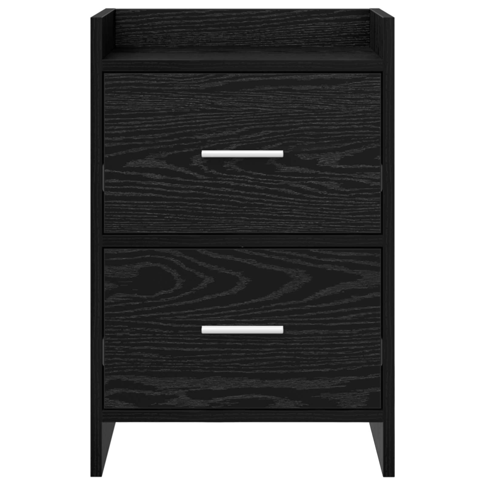 vidaXL Szafki nocne 2 pcs Czarny dąb 40 x 30 x 60 cm