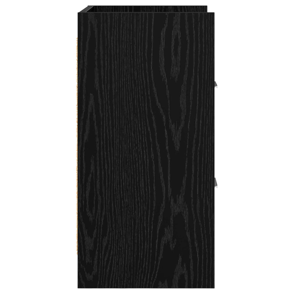 vidaXL Szafki nocne 2 pcs Czarny dąb 40 x 30 x 60 cm