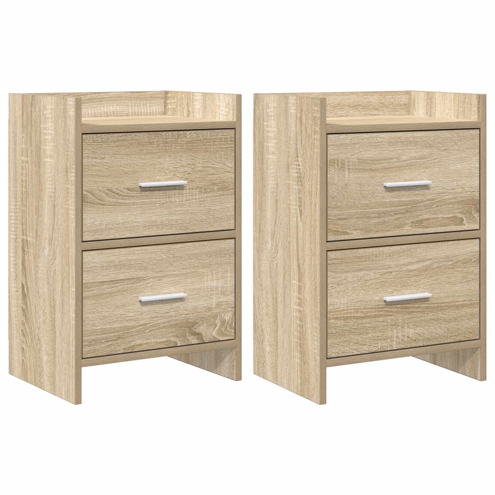 vidaXL Szafki nocne 2 pcs dąb Sonoma 40 x 30 x 60 cm