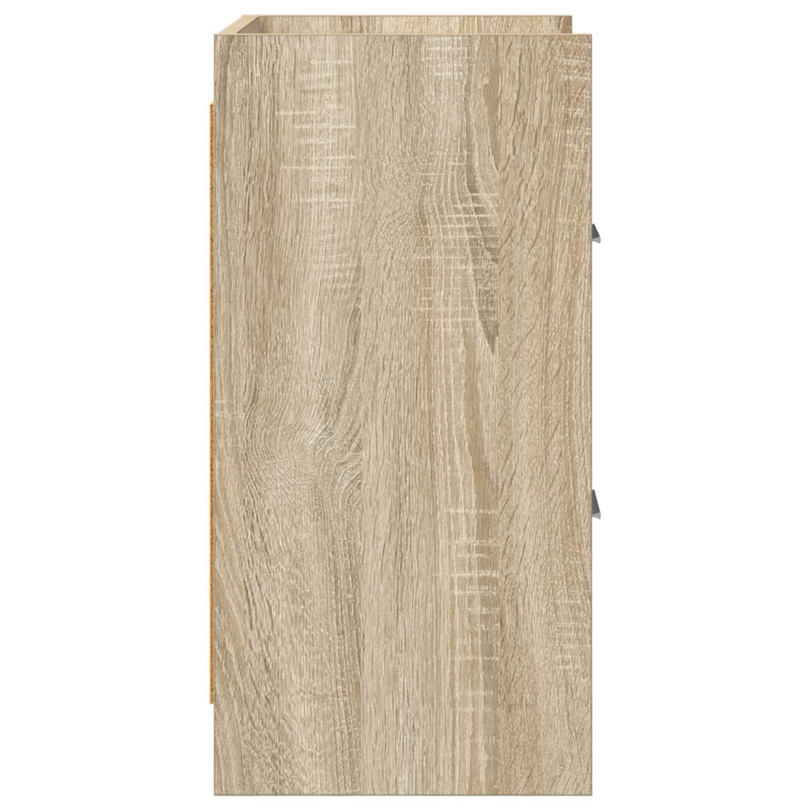 vidaXL Szafki nocne 2 pcs dąb Sonoma 40 x 30 x 60 cm