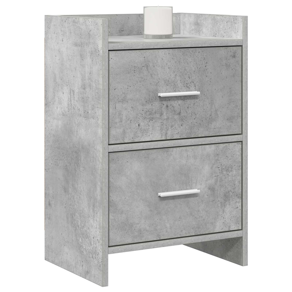 vidaXL Szafki nocne Betonowy szary 40 x 30 x 60 cm Drewno inżynieryjne