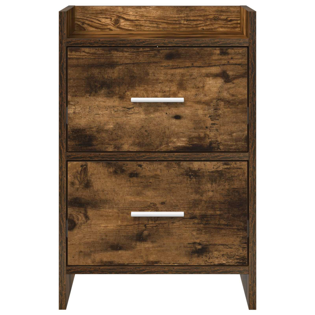 vidaXL Szafki nocne 2 pcs Dąb wędzony 40 x 30 x 60 cm