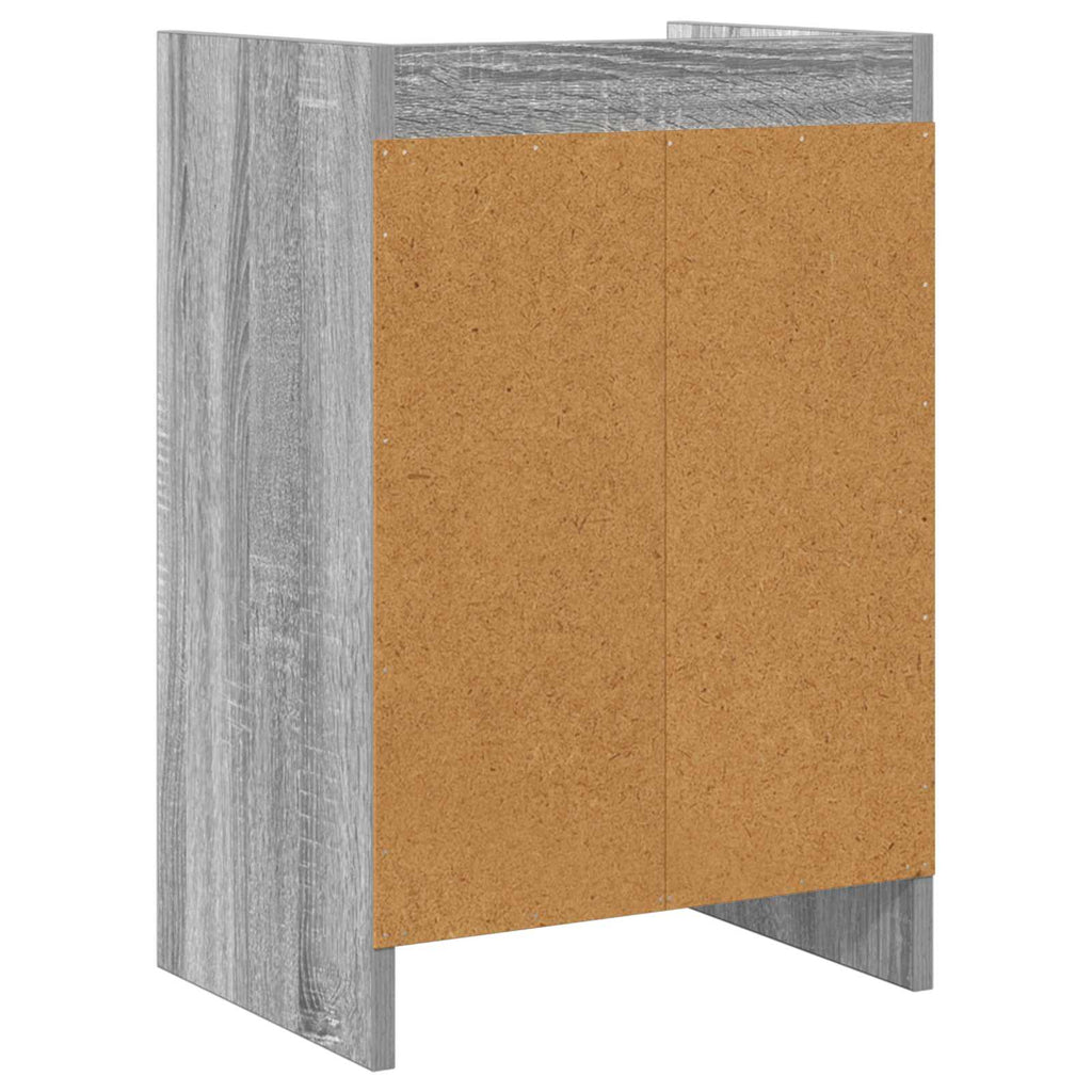 vidaXL Szafki nocne 2 pcs Szary Sonoma 40 x 30 x 60 cm