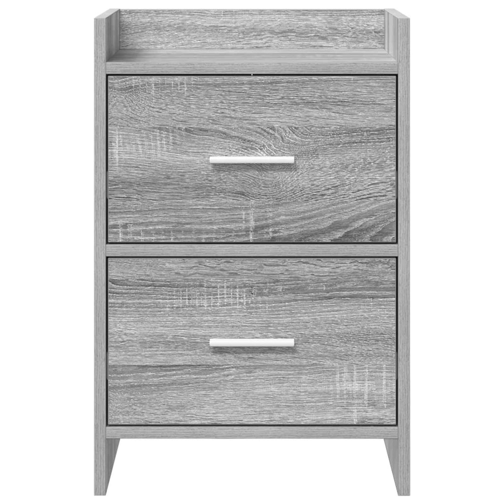 vidaXL Szafki nocne 2 pcs Szary Sonoma 40 x 30 x 60 cm