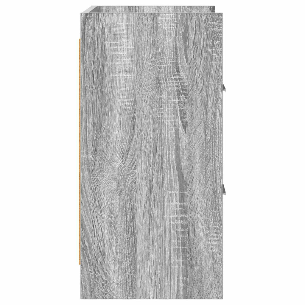 vidaXL Szafki nocne 2 pcs Szary Sonoma 40 x 30 x 60 cm