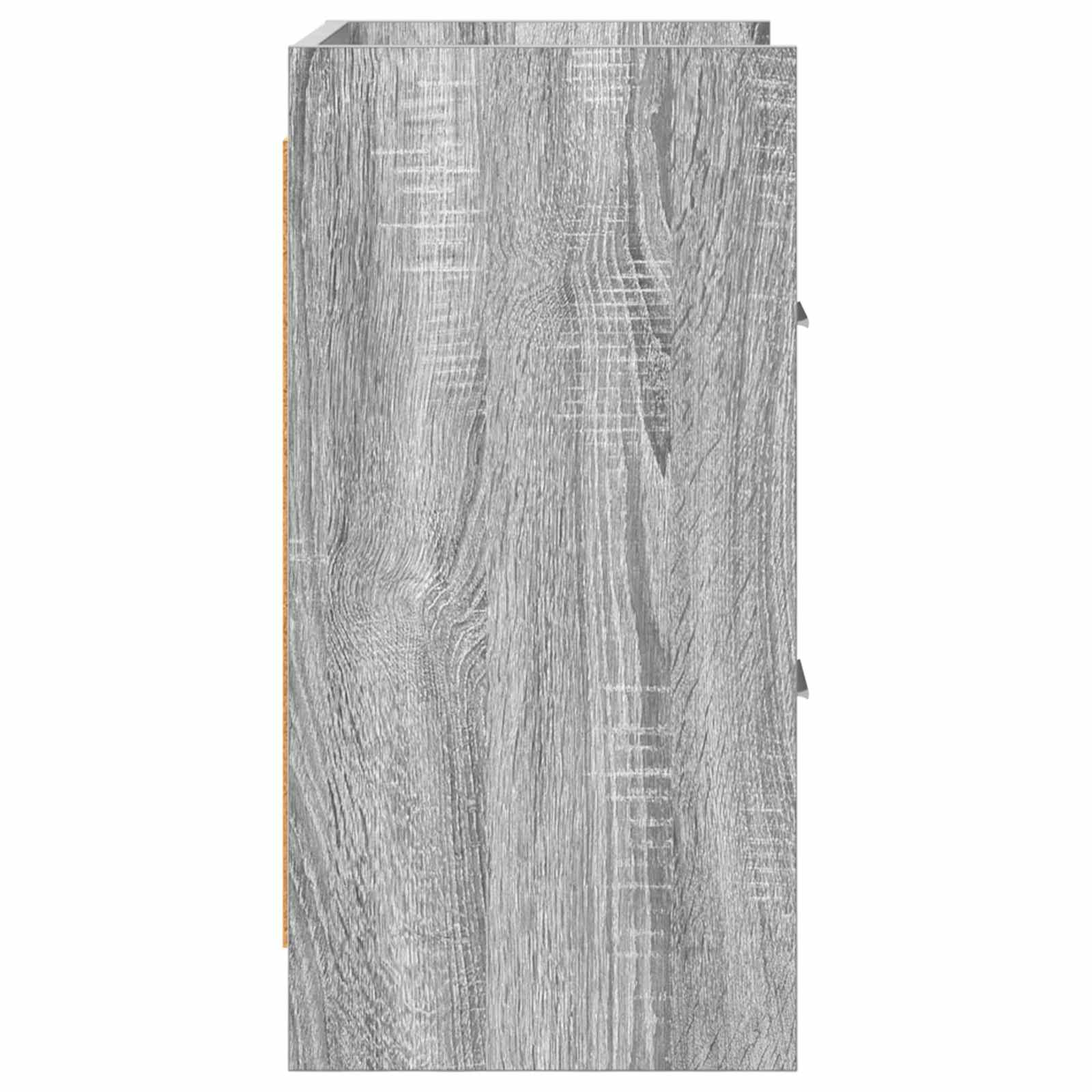 vidaXL Szafki nocne 2 pcs Szary Sonoma 40 x 30 x 60 cm